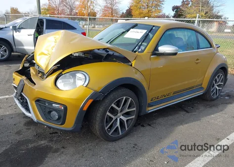 2016 Volkswagen Beetle 1.8T Dune из США, поврежденный, VIN 3VWS17AT6GM612571